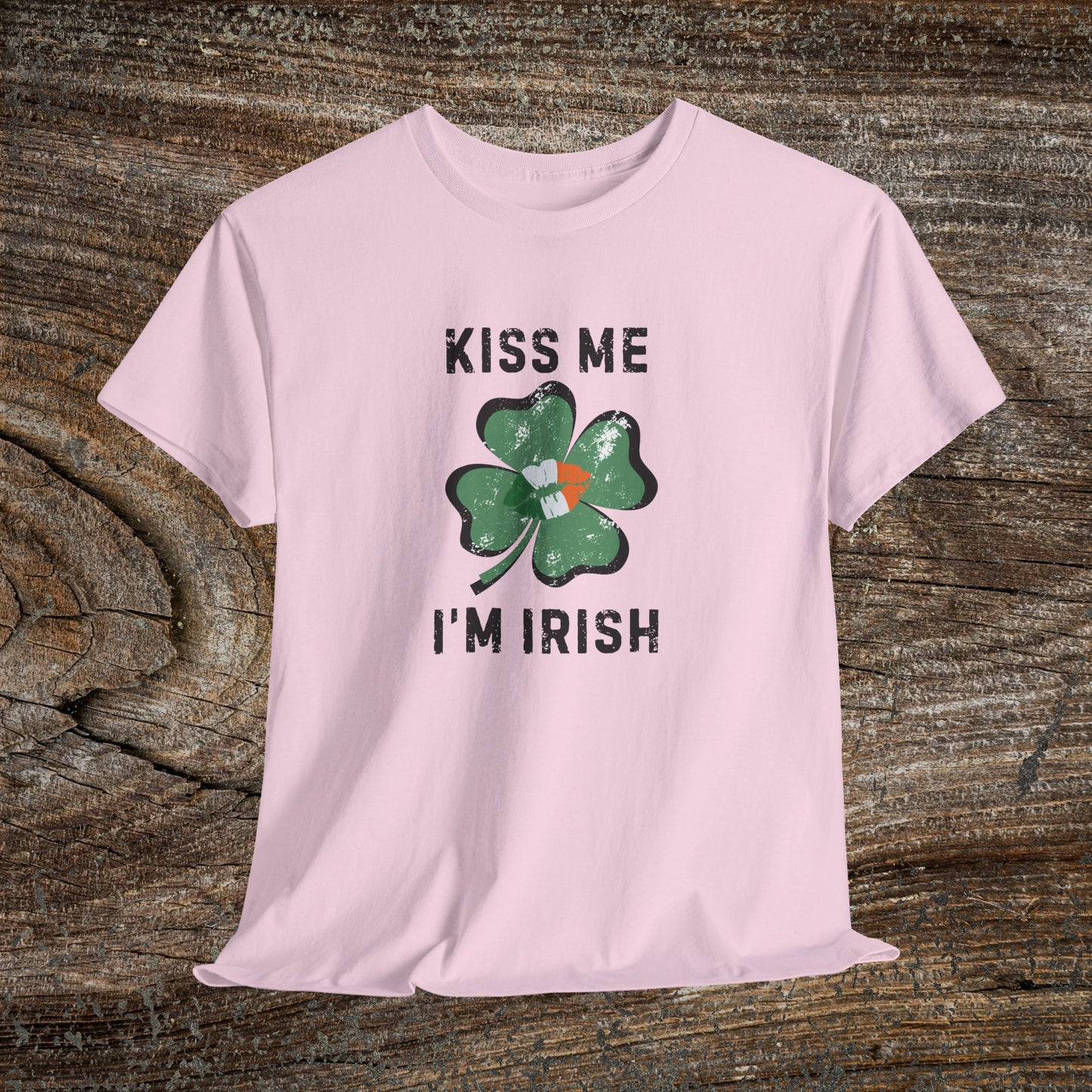 Kiss Me I'm Irish Shamrock Tee | St. Patrick's Day Clover Shirt
