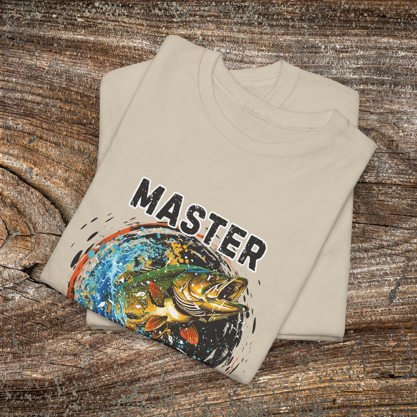 Master Baiter Funny Grunge Fishing T-Shirt