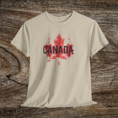 Grunge Canada T-Shirt — Distressed Maple Leaf Tee