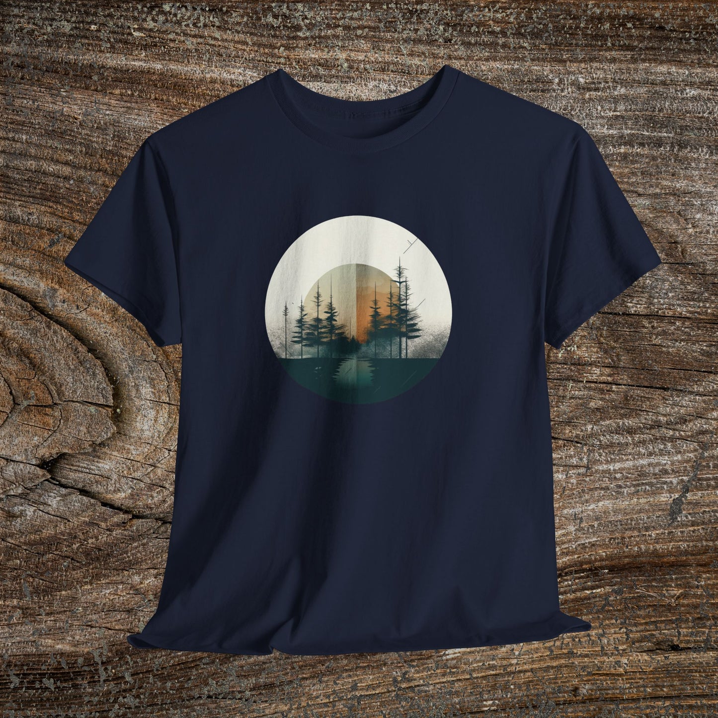 Vintage Mountain Landscape TShirt - Nature Lover Gift