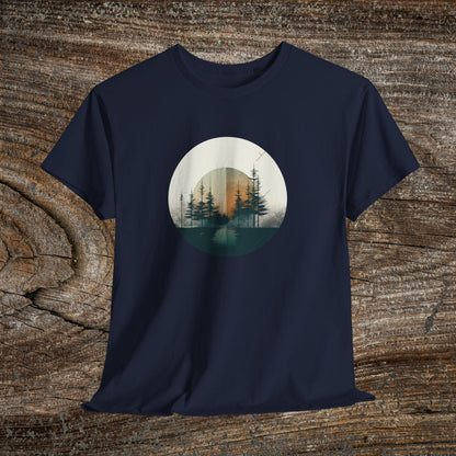 Vintage Mountain Landscape TShirt - Nature Lover Gift