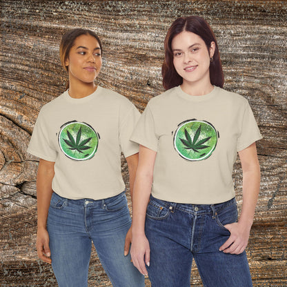 Weed Leaf 420 TShirt Grunge - Retro Weed Marijuana Stoner Gift