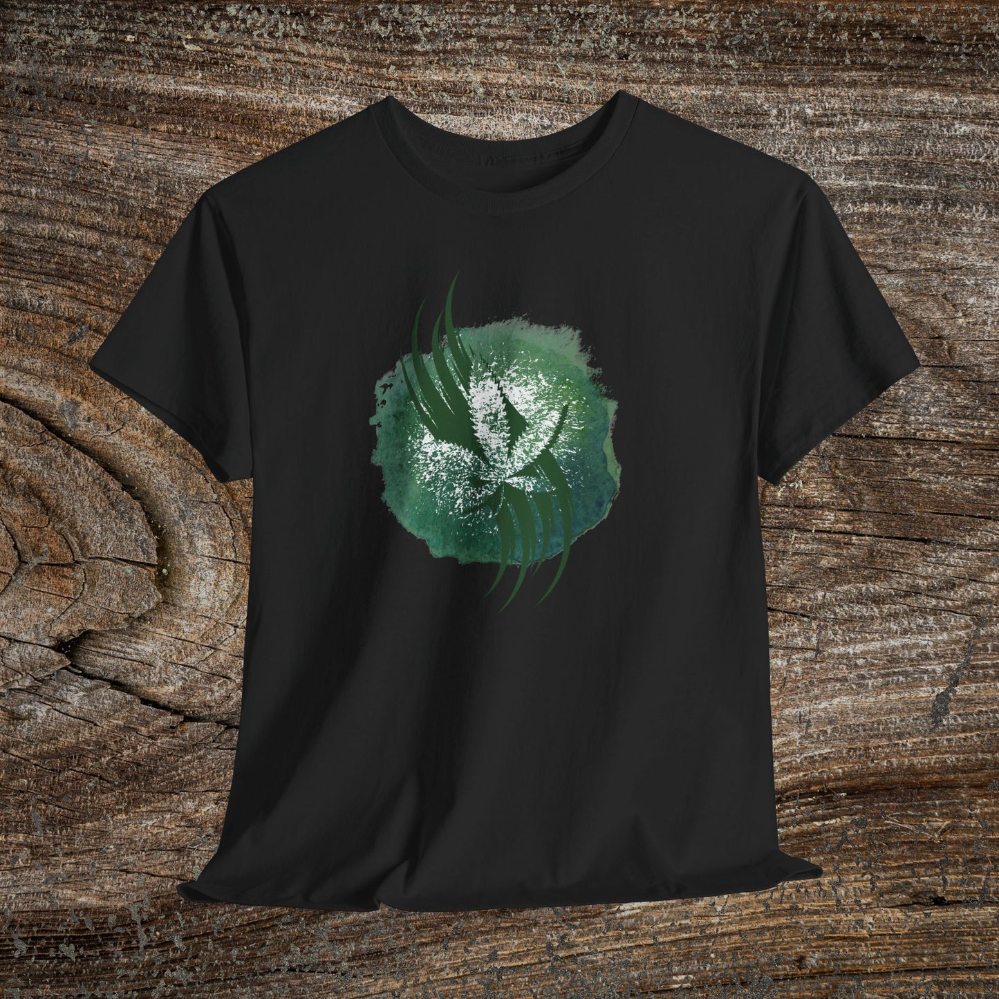 Grunge Weed Leaf 420 TShirt - Retro Marijuana Stoner Gift