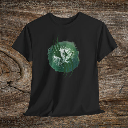 Grunge Weed Leaf 420 TShirt - Retro Marijuana Stoner Gift