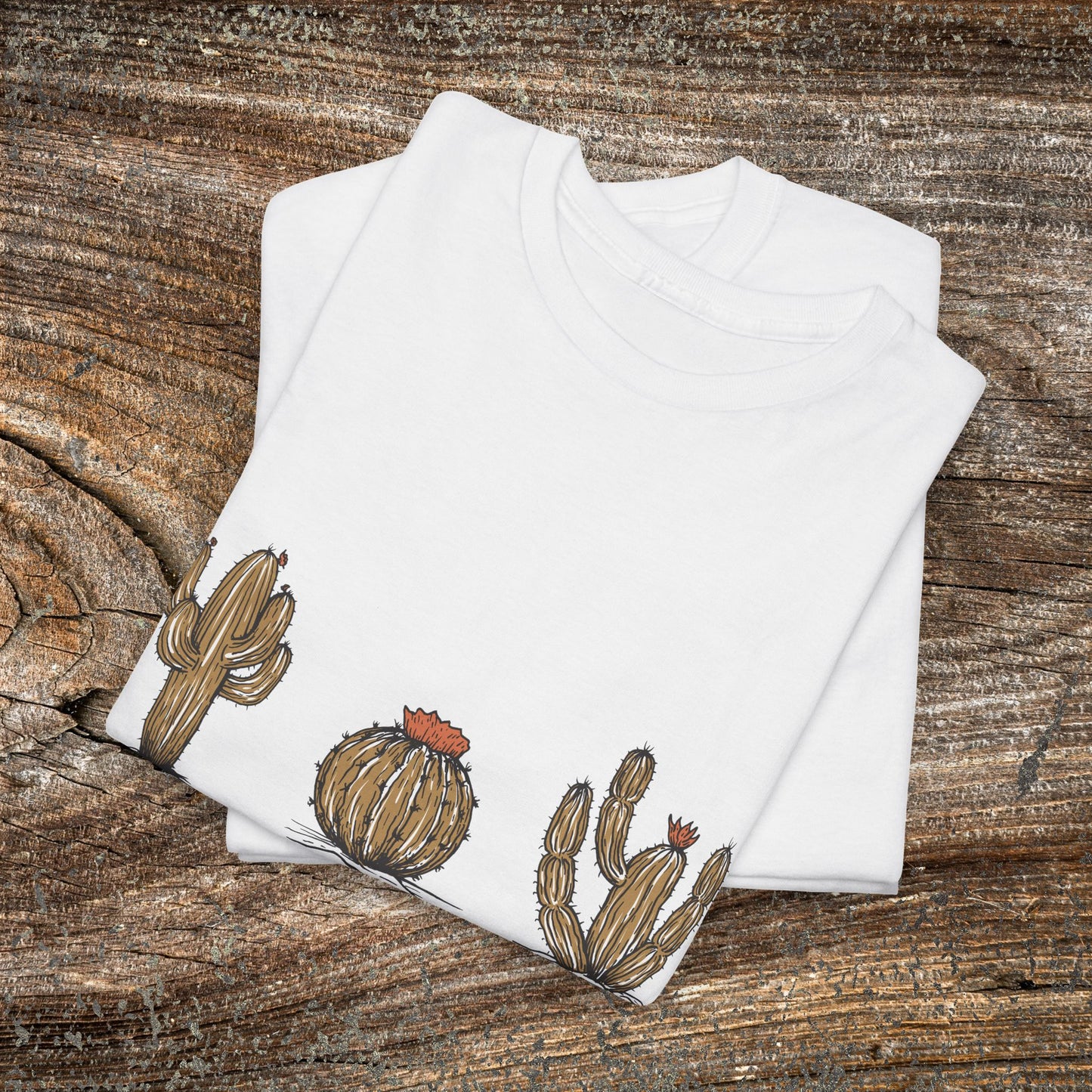 Retro Cactus Abstract T-Shirt