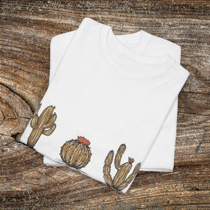 Retro Cactus Abstract T-Shirt