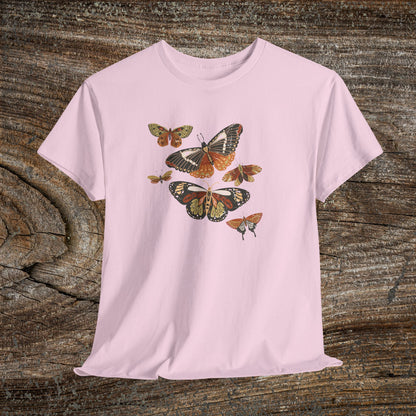 Rustic Butterfly T-Shirt — Nature Lover Gift