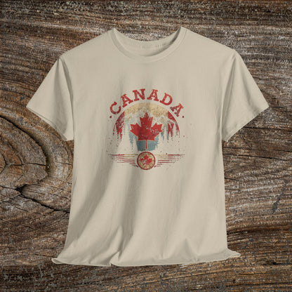 Distressed Canadian Logo T-Shirt — Grunge Canada Tee