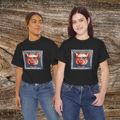 Notorious P.I.G Funny Grunge Pig T-Shirt