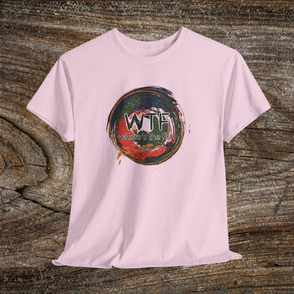 Retro Grunge Fishing TShirt - W.T.F Where's The Fish