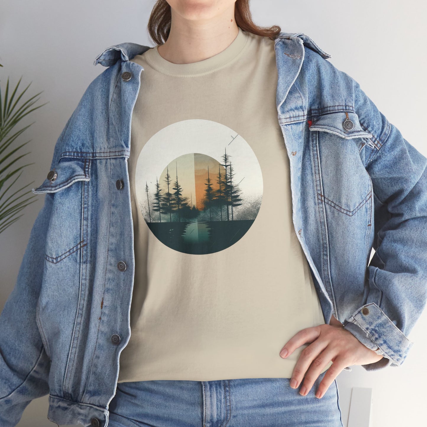 Vintage Mountain Landscape TShirt - Nature Lover Gift