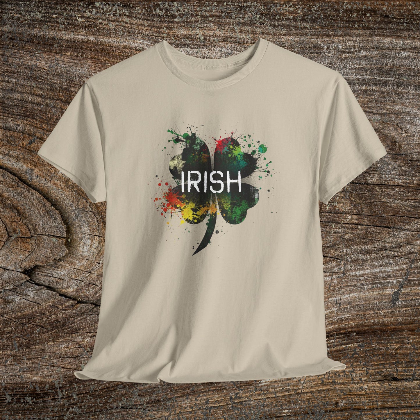 Grunge Irish Clover T-Shirt | St. Patrick’s Day Tee