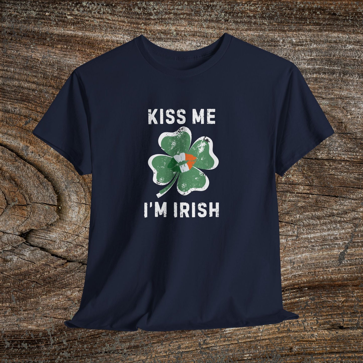 Kiss Me I'm Irish Shamrock Tee | St. Patrick's Day Clover Shirt