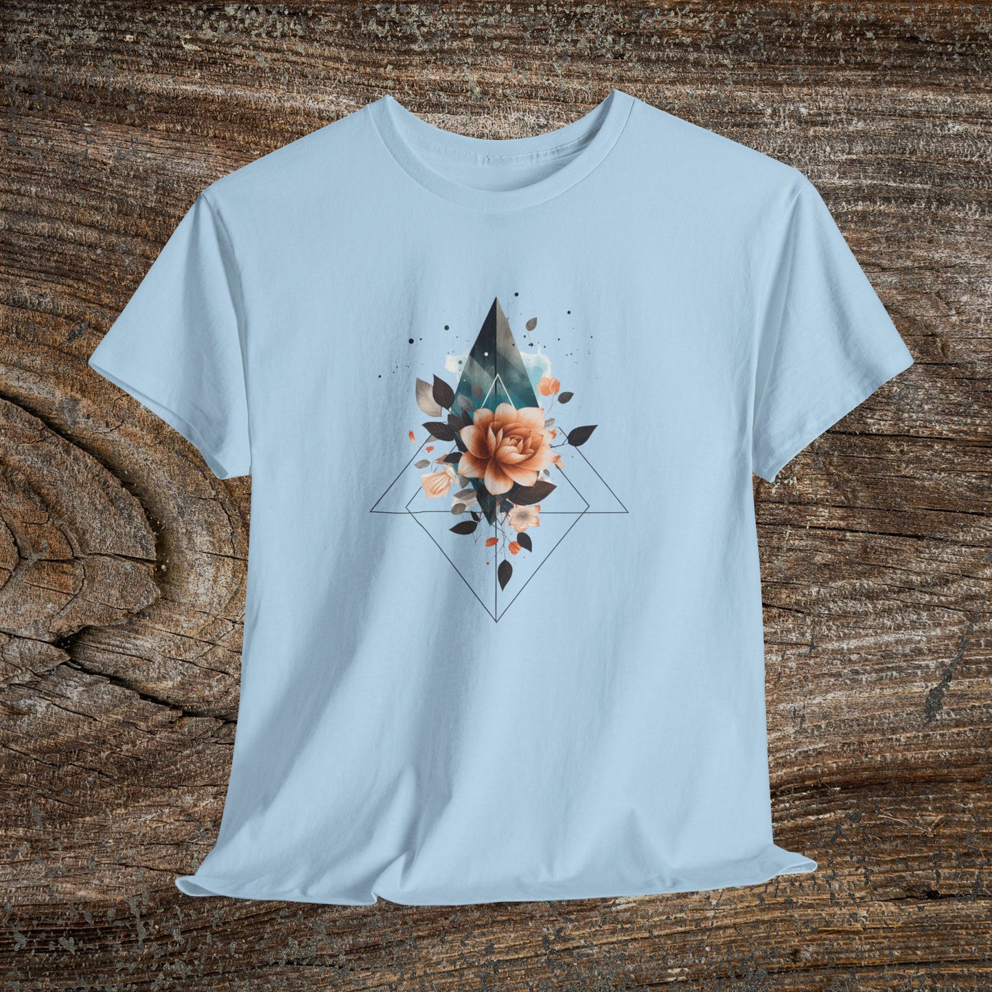 Retro Flower T-Shirt — Vintage Floral Graphic Tee