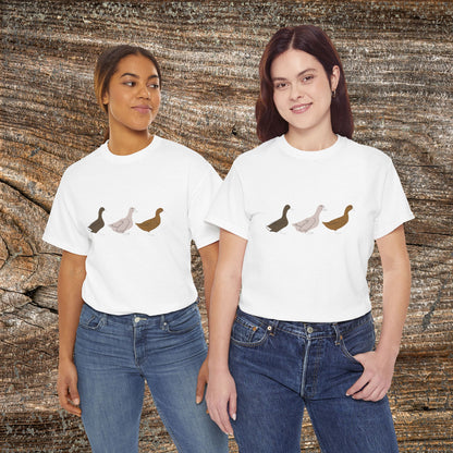 Rustic Boho Duck T-Shirt — Vintage Farmhouse Duck Tee