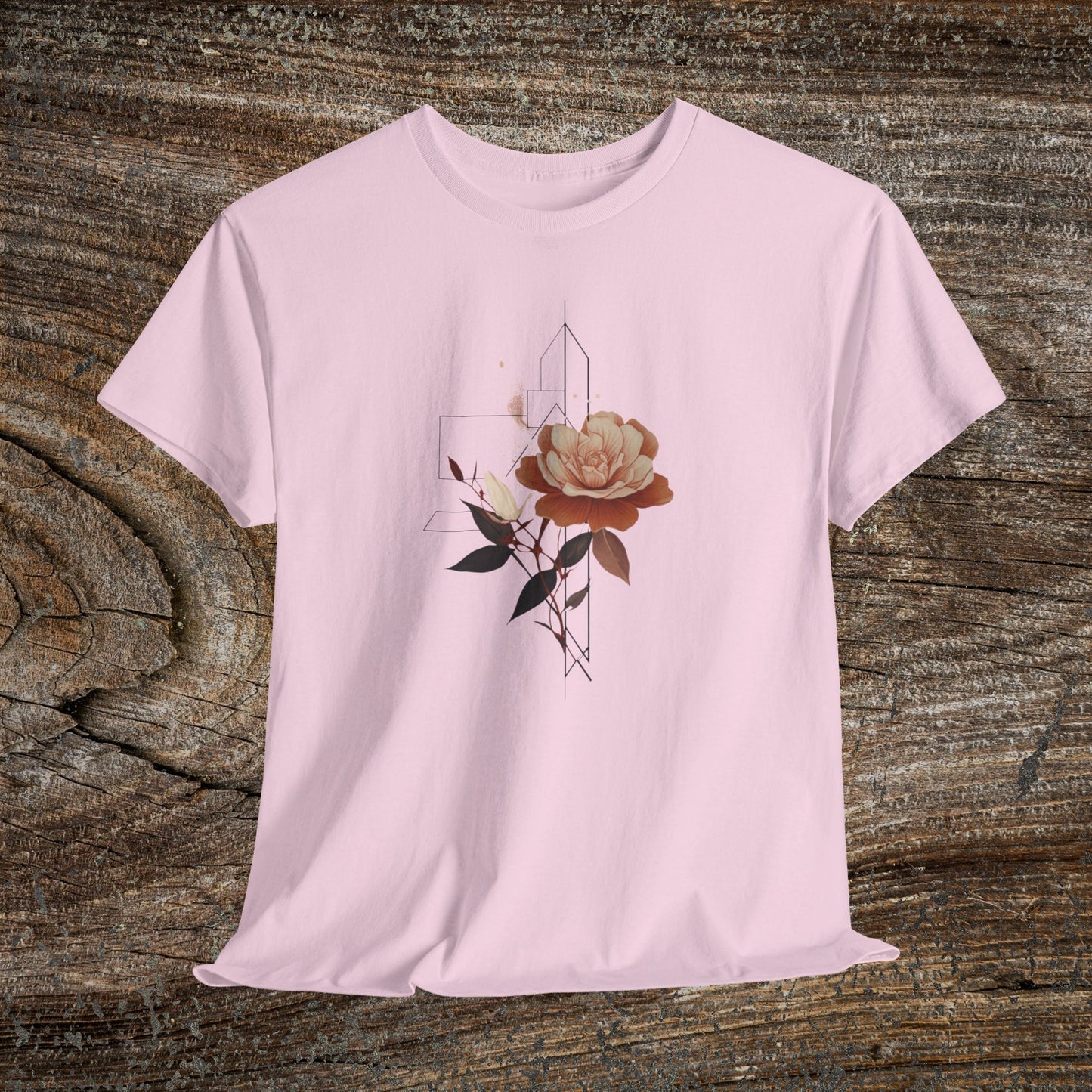 Retro Flower T-Shirt — Vintage Floral Graphic Tee