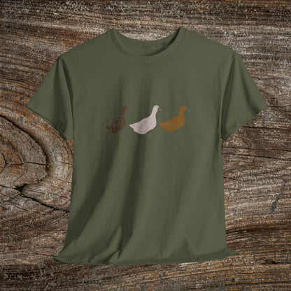 Rustic Boho Duck T-Shirt — Vintage Farmhouse Duck Tee