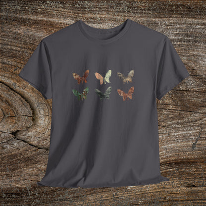 Rustic Butterfly T-Shirt — Nature Lover Gift