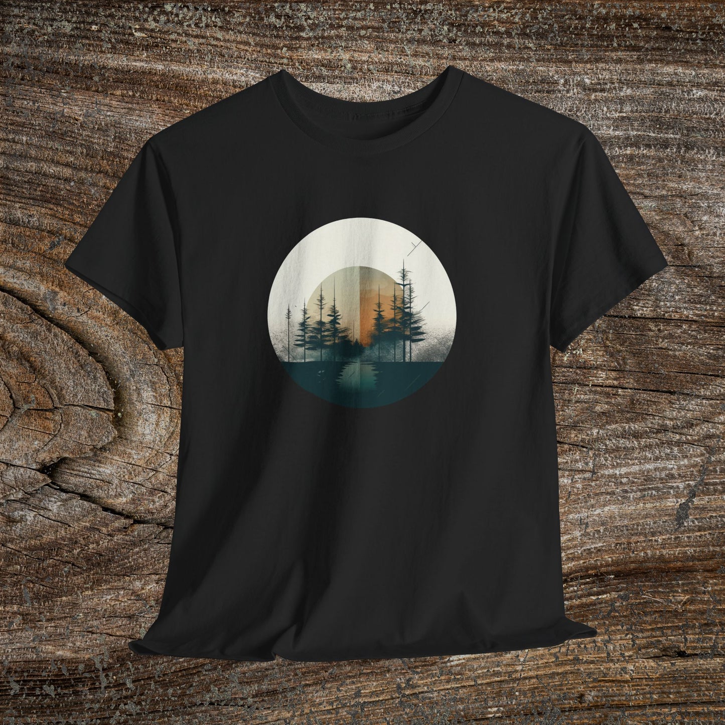 Vintage Mountain Landscape TShirt - Nature Lover Gift