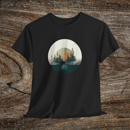 Vintage Mountain Landscape TShirt - Nature Lover Gift