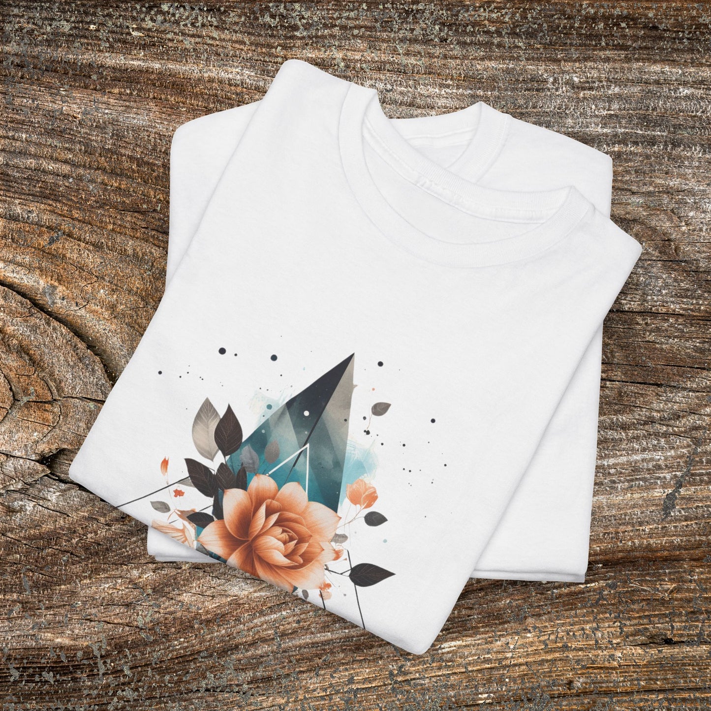 Retro Flower T-Shirt — Vintage Floral Graphic Tee