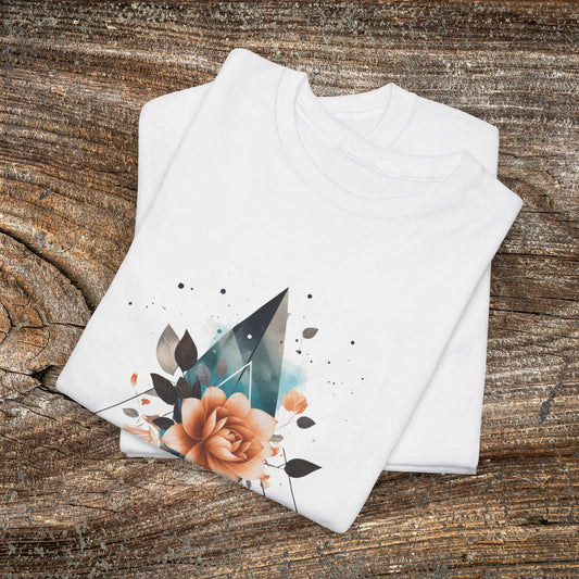 Retro Flower T-Shirt — Vintage Floral Graphic Tee