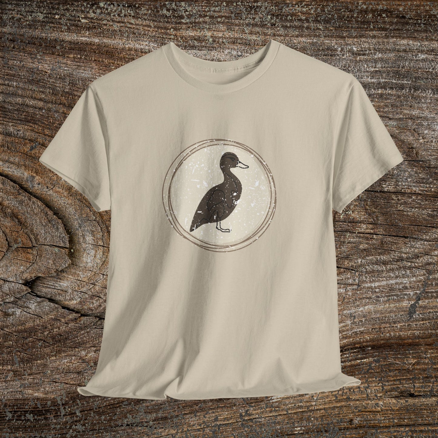 Rustic Boho Duck T-Shirt — Vintage Farmhouse Duck Tee