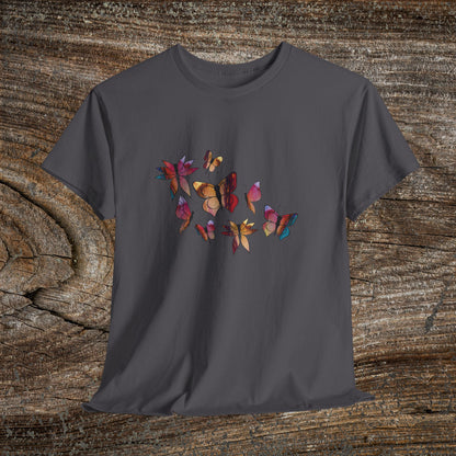 Colourful Butterfly T-Shirt — Nature Lover Gift