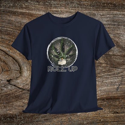 Grunge 'Roll Up' 420 T-Shirt — Retro Gnome Marijuana Stoner Tee