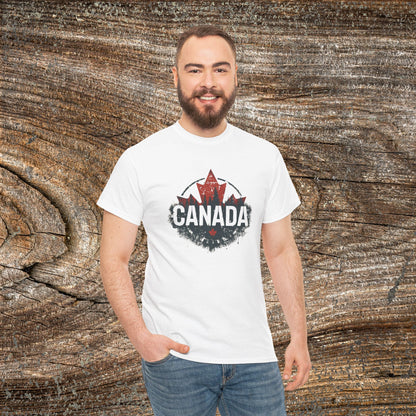 Distressed Canadian Logo T-Shirt — Grunge Canada Tee