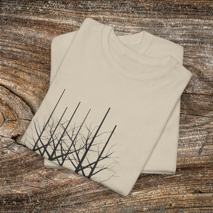 Modern Tree Abstract TShirt, Minimalist Nature Lover Gift
