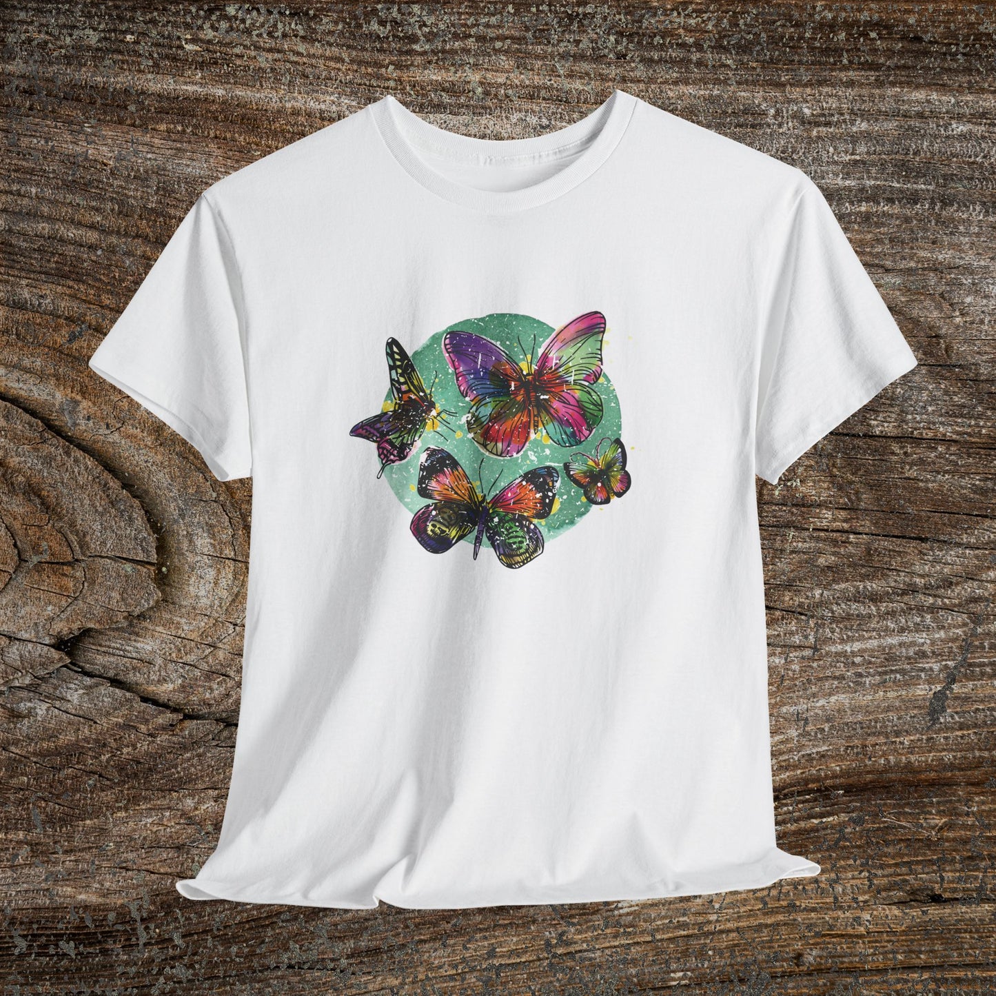 Watercolour Butterfly T-Shirt — Nature Lover Gift