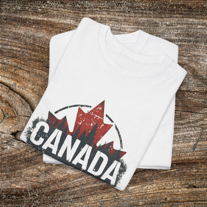Distressed Canadian Logo T-Shirt — Grunge Canada Tee