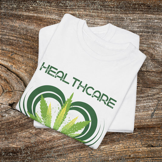 Grunge Weed 420 TShirt - Retro "Healthcare" Marijuana Stoner Gift