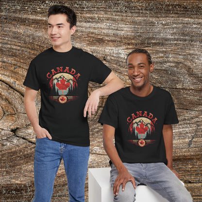 Distressed Canadian Logo T-Shirt — Grunge Canada Tee