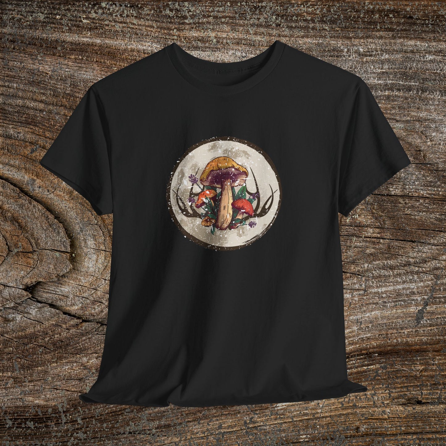 Hunting & Foraging Retro Grunge T-Shirt — Gatherer Gift