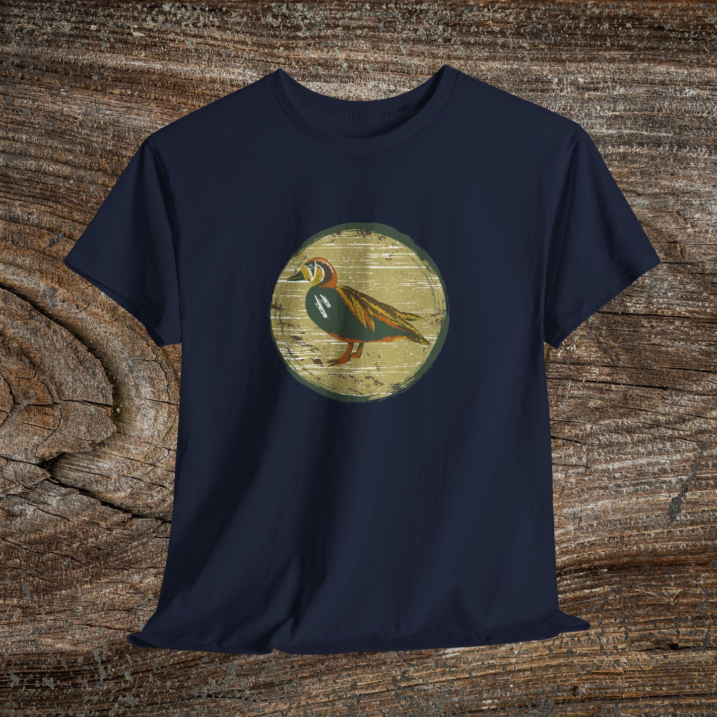 Rustic Boho Duck T-Shirt — Vintage Farmhouse Duck Tee