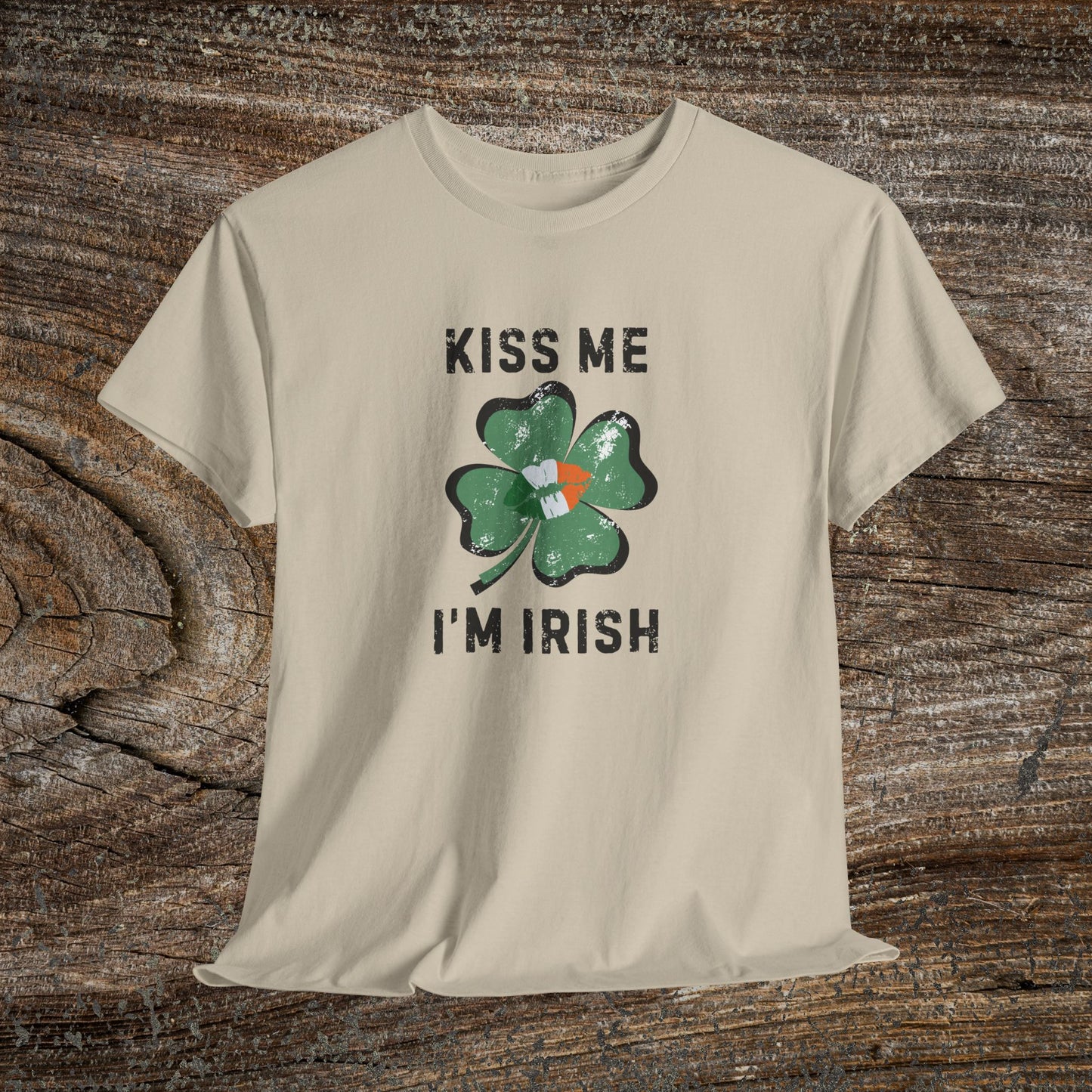 Kiss Me I'm Irish Shamrock Tee | St. Patrick's Day Clover Shirt