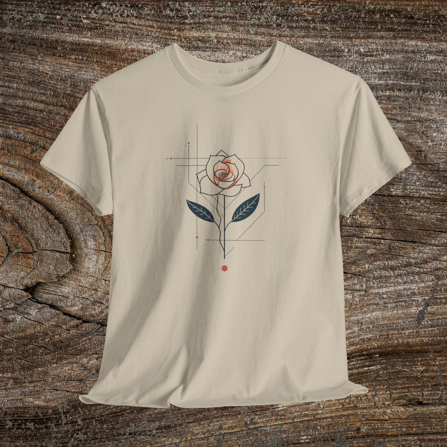 Retro Flower T-Shirt — Vintage Floral Graphic Tee