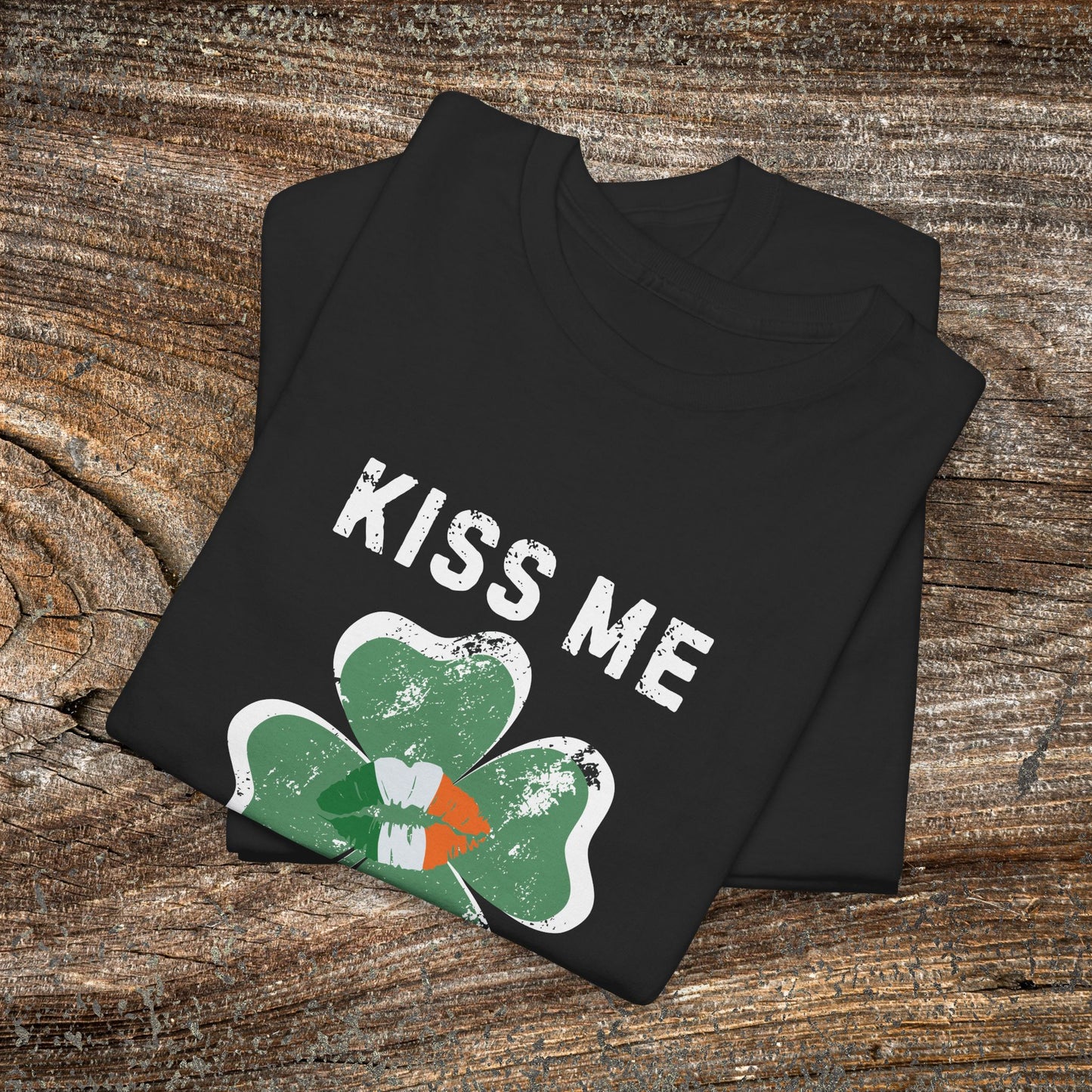 Kiss Me I'm Irish Shamrock Tee | St. Patrick's Day Clover Shirt
