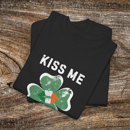 Kiss Me I'm Irish Shamrock Tee | St. Patrick's Day Clover Shirt