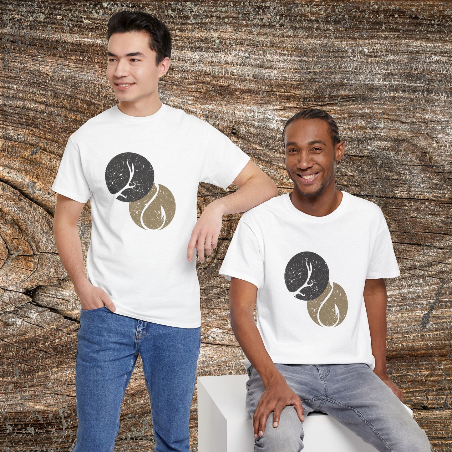 Hunting & Fishing T-Shirt — Modern Outdoor Angler and Hunter Gift