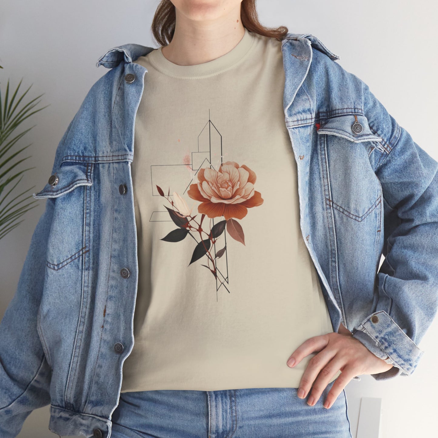 Retro Flower T-Shirt — Vintage Floral Graphic Tee