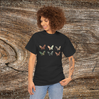 Rustic Butterfly T-Shirt — Nature Lover Gift