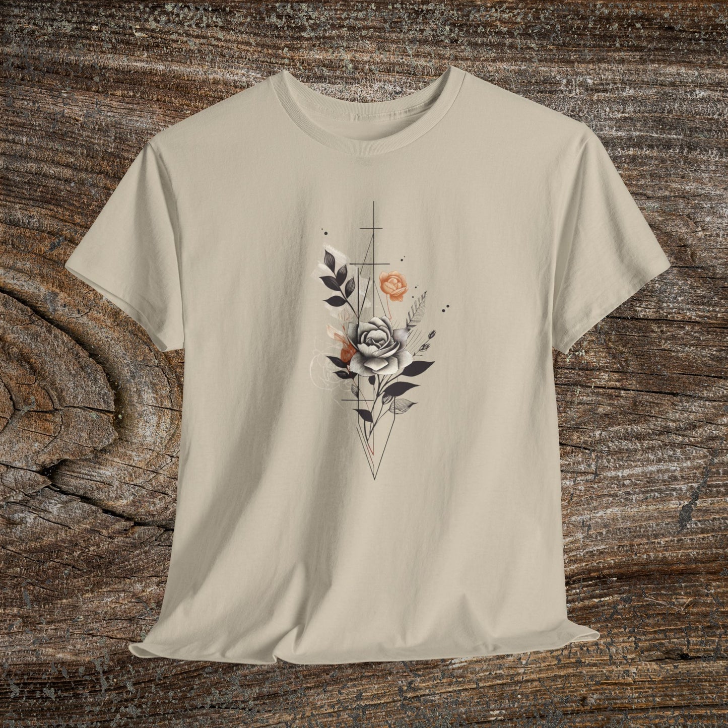 Retro Flower T-Shirt — Vintage Floral Graphic Tee