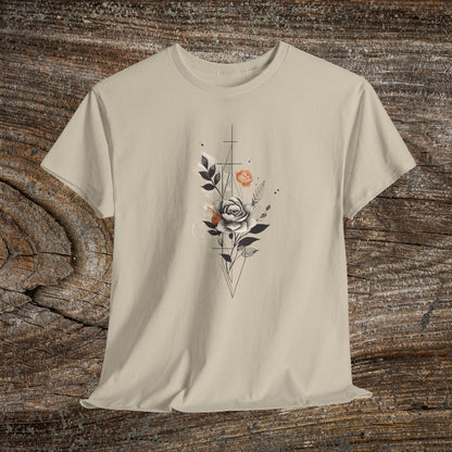 Retro Flower T-Shirt — Vintage Floral Graphic Tee