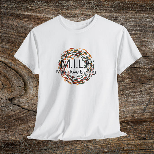 Funny Retro 'M.I.L.F. — Man I Love Fishing' T-Shirt
