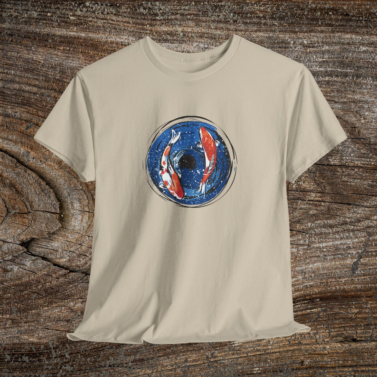 Retro Koi Fish T-Shirt — Grunge Japanese Carp Tee