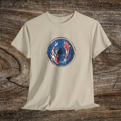 Retro Koi Fish T-Shirt — Grunge Japanese Carp Tee