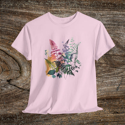 Vintage Watercolour  Floral TShirt — Botanical Graphic T-Shirt